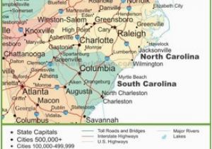 Map Of north Carolina Showing Cities north Carolina State Maps Usa Maps Of north Carolina Nc