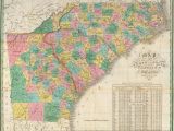Map Of north Carolina south Carolina and Georgia 1827 Map Of north and south Carolina and Georgia Talented Muse