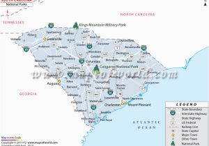 Map Of north Carolina State Parks south Carolina State Parks Map Beautiful north Carolina State Parks