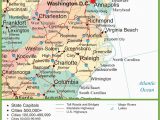 Map Of north Carolina towns and Cities Map Of Virginia and north Carolina