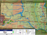 Map Of north Dakota and Minnesota Geography Of south Dakota Wikipedia