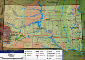 Map Of north Dakota and Minnesota Geography Of south Dakota Wikipedia