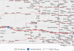 Map Of north Dakota and Minnesota Map Of south Dakota Cities south Dakota Road Map