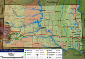 Map Of north Dakota south Dakota and Minnesota Geography Of south Dakota Wikipedia