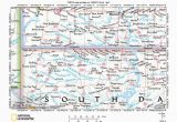 Map Of north Dakota south Dakota and Minnesota Missouri River Drainage Basin Landform origins In south Dakota Usa