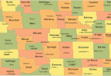Map Of north Dakota south Dakota and Minnesota north Dakota County Map