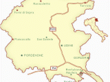 Map Of north East Italy Friuli Venezia Giulia Map and Guide northeastern Italy