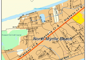 Map Of north Myrtle Beach south Carolina Broadway at the Beach Map Lovely north Myrtle Beach Map Maps