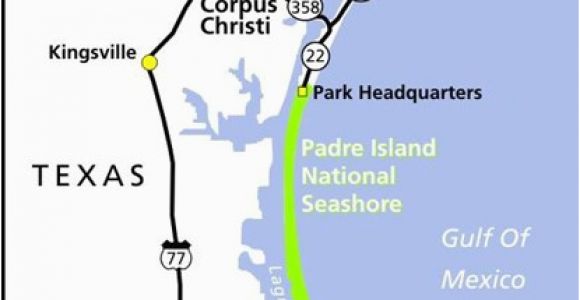 Map Of north Padre island Texas Maps Padre island National Seashore U S National Park Service