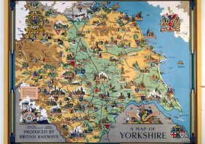 Map Of north Yorkshire England Vintage Travel Posters Devon Yorkshire Google Search
