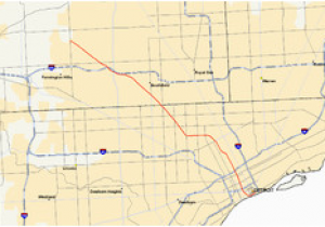 Map Of northeast Michigan M 10 Michigan Highway Wikipedia