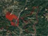 Map Of northern California Fires Wildfire today D On Twitter Higher Res Version Of the Delta Fire