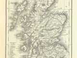 Map Of northern England and Scotland Map From Appleton S European Guide Book Illustrated