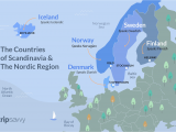 Map Of northern Europe and Scandinavia Countries Of Scandinavia and the nordic Region