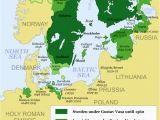 Map Of northern Europe and Scandinavia Map Showing the Development Of the Swedish Empire Between