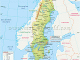 Map Of northern Europe and Scandinavia Sweden Map Map Of Sweden
