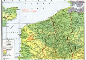 Map Of northern France Belgium and Holland Lowlands Of northern France and Belgium