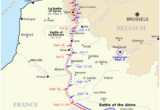 Map Of northern France Ww1 Map Of northern France and Belgium Showing the Progress Of Battles