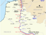 Map Of northern France Ww1 Map Of northern France and Belgium Showing the Progress Of Battles