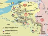 Map Of northern France Ww1 the Western Front south African History Online