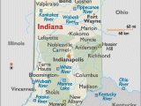 Map Of northern Indiana and southern Michigan Indiana Map Geography Of Indiana Map Of Indiana Worldatlas Com