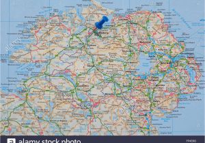Map Of northern Ireland Cities Ireland Map Stock Photos Ireland Map Stock Images Alamy