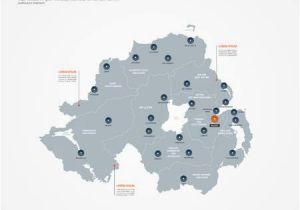 Map Of northern Ireland with towns Education northern Ireland Stock Photos and Images 123rf