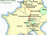 Map Of northern Italy Switzerland and Austria Amsterdam to northern Italy Suggested Itinerary