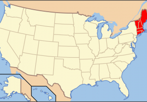 Map Of northern New England List Of Mammals Of New England Wikipedia