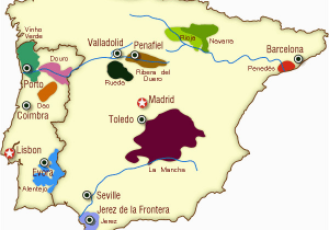 Map Of northern Spain and Portugal Spain and Portugal Wine Regions