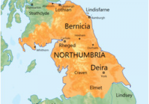 Map Of northumbria England Kingdom Of northumbria Wikivisually