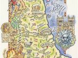 Map Of northumbria England Pinterest