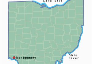 Map Of northwestern Ohio Montgomery Ohio Ohio History Central