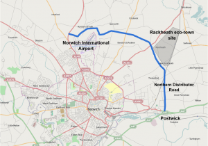 Map Of norwich England File norwich northern Distributor Png Wikimedia Commons