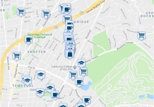 Map Of Oakland California Neighborhoods 5385 Broadway Oakland Ca Walk Score