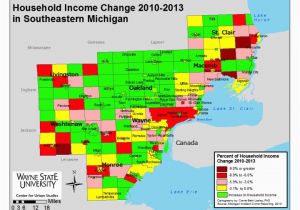 Map Of Oakland County Michigan Cities Income