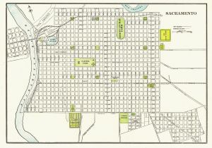 Map Of Oberlin Ohio where is California City On the Map 1901 Antique Sacramento City Map
