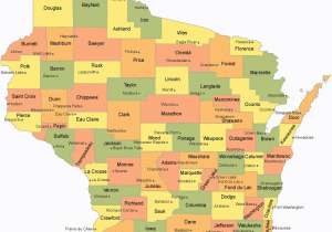 Map Of Oberlin Ohio Wisconsin by County Maps Of Wisconsin Wisconsin County Map Map