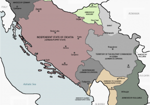 Map Of Occupied Europe 1943 Occupation and Partition Of Yugoslavia 1943 44 Country