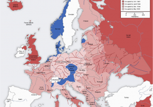 Map Of Occupied Europe 1943 Second World War In Europe 1943 1945 Mapmania World War