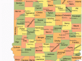 Map Of Ohio and Indiana with Cities Indiana County Map