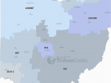 Map Of Ohio area Codes 614 area Code 614 Map Time Zone and Phone Lookup