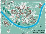 Map Of Ohio Colleges Ohio University S athens Campus Map