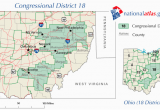 Map Of Ohio Congressional Districts Ohio S 18th Congressional District Wikipedia