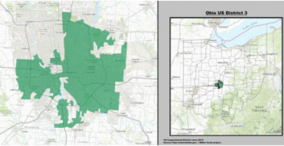 Map Of Ohio Congressional Districts Ohio S 3rd Congressional District Wikipedia