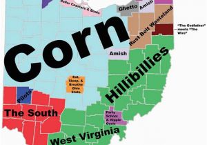 Map Of Ohio Countys 8 Maps Of Ohio that are Just too Perfect and Hilarious Ohio Day
