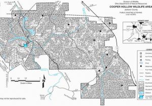 Map Of Ohio Rivers and Streams Cooper Hollow Wildlife area