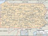 Map Of Ohio Showing Counties State and County Maps Of Pennsylvania