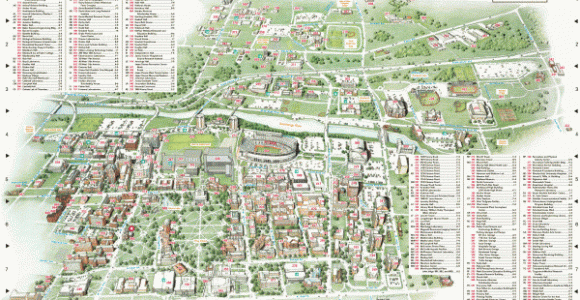 Map Of Ohio State University Campus Ohio State University Main Campus Map Maps Local Pinterest