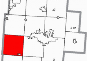 Map Of Ohio townships Amanda township Fairfield County Ohio